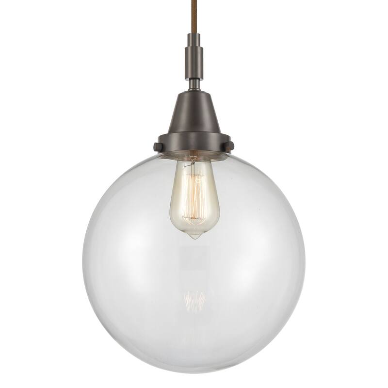 Innovations Lighting 447-1P-G202-10 Beacon 10" Wide Mini Pendant with - Oil Rubbed Bronze