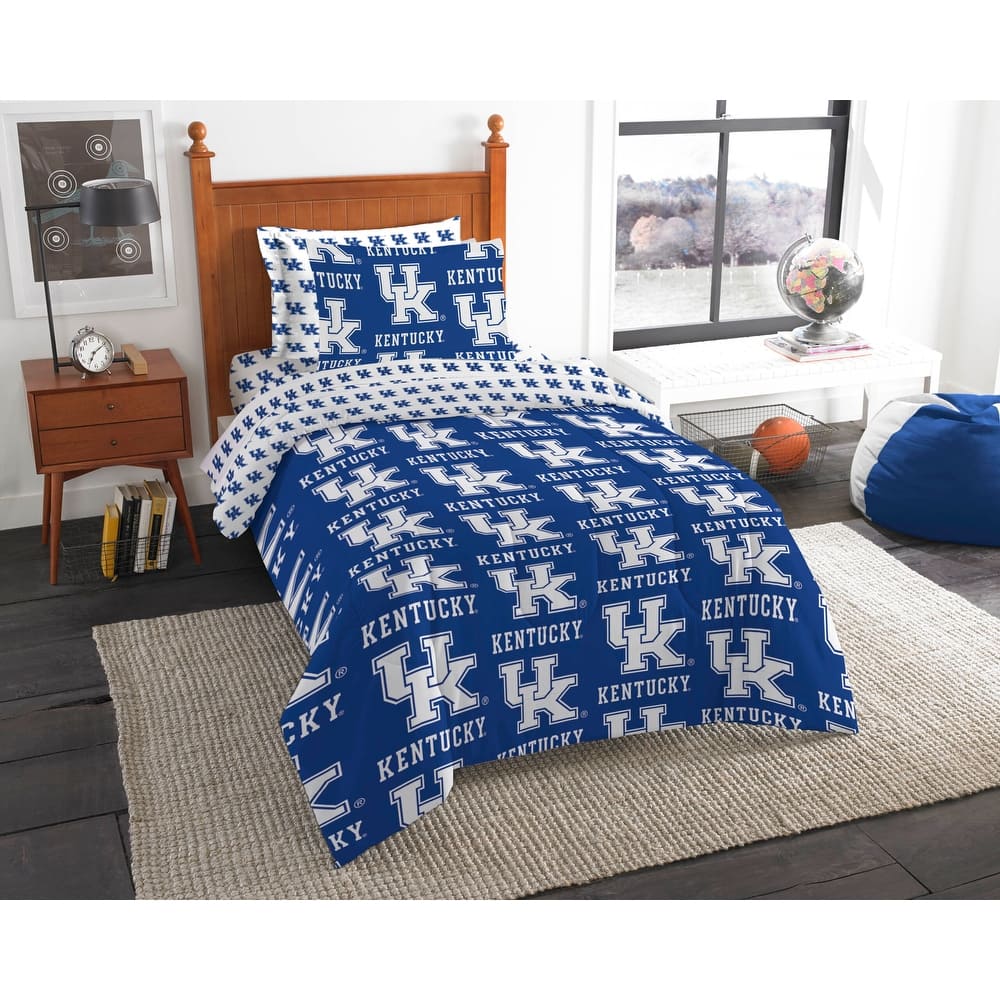 NCAA Rotary 5-piece Twin Bed in a Bag Set