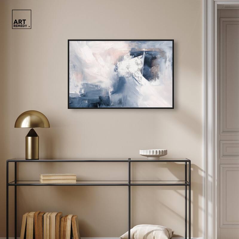 Blue Rapture II Canvas by Art Remedy