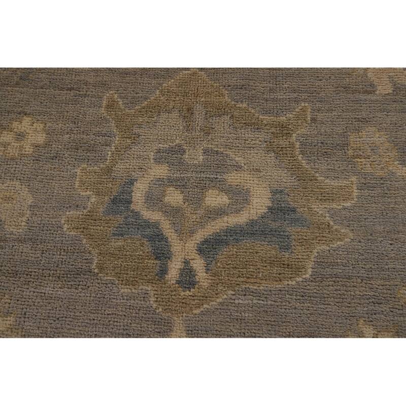 Oushak Turkish Area Rug Hand-Knotted Oriental Wool Carpet - 9'2"x 12'0"