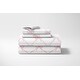 preview thumbnail 2 of 3, Sweet Jojo Designs Pink Bows Girl 4-piece Queen Sheet Set - Blush and White Bow for Ballerina Ballet Dancer Princess Collection