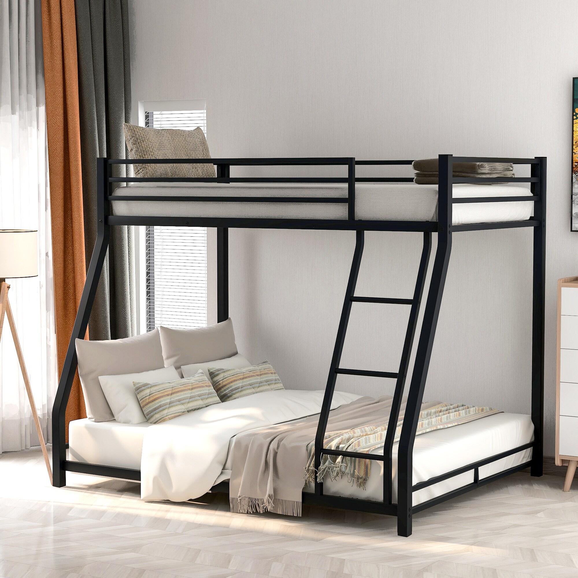 Twin over full top floor bunk bed