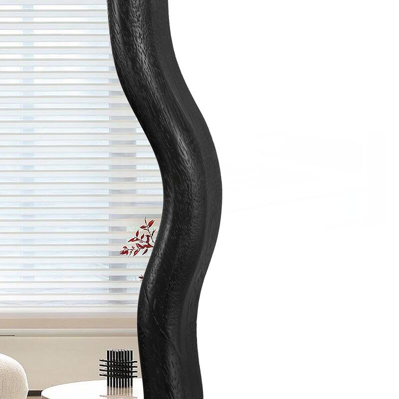 Solid Wood Wavy Mirror