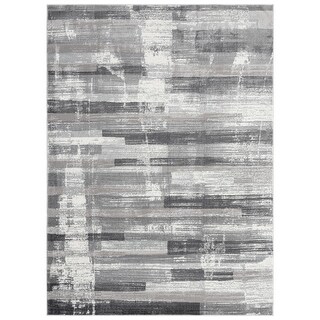 Home Dynamix Miranda June Modern Abstract Striped Area Rug - Bed Bath ...