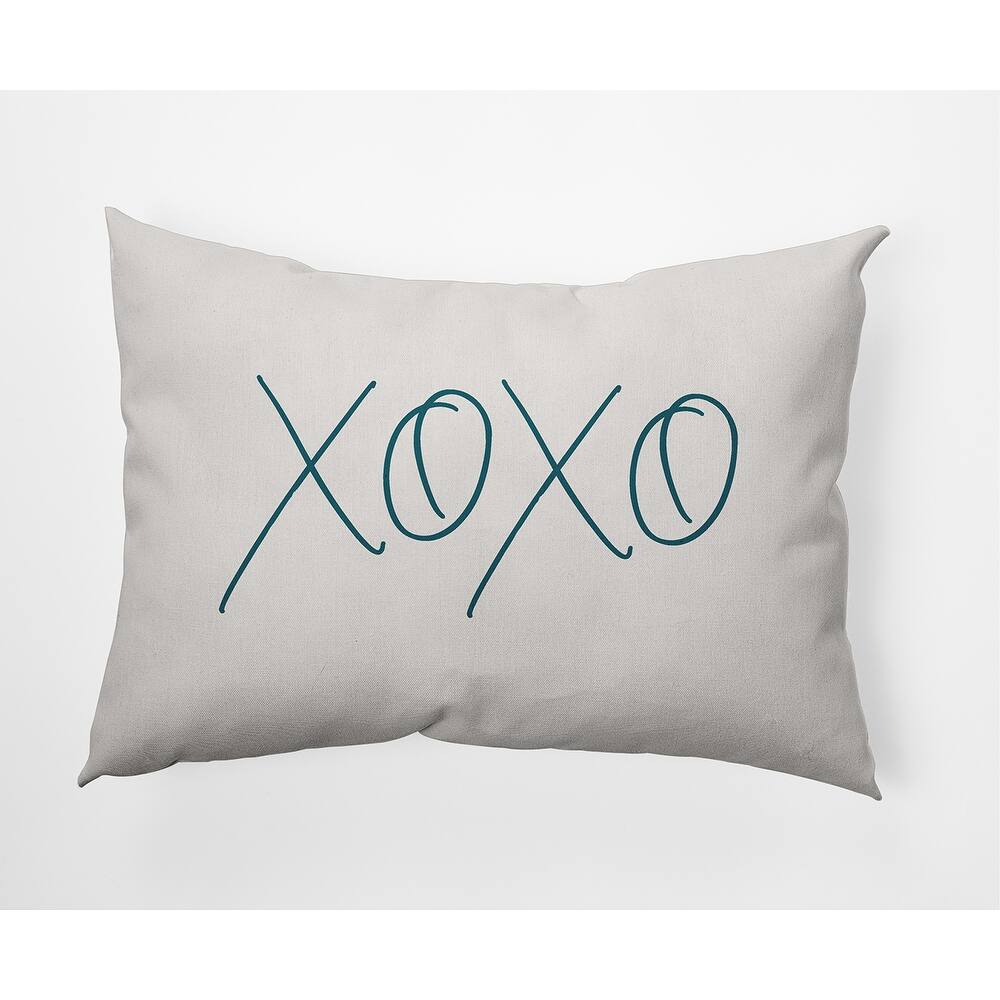 Modern XOXO Valentine's Day Decorative Indoor Pillow