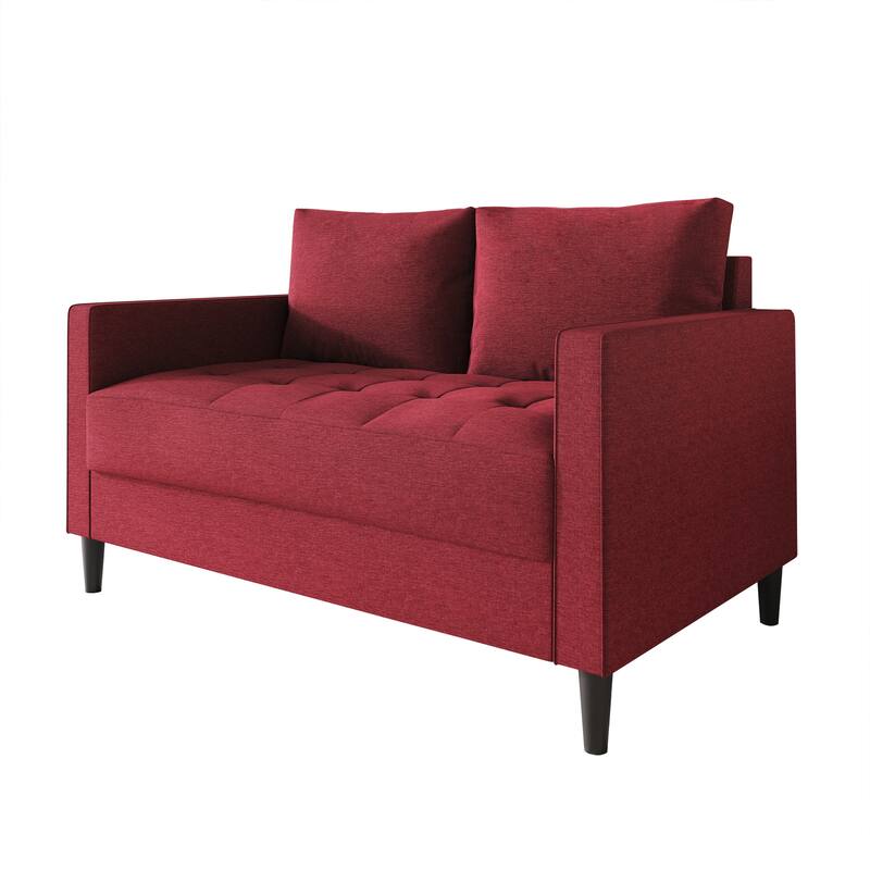 CraftPorch Contemporary Minimalist Linen Upholstered 3-Piece Living Room Set