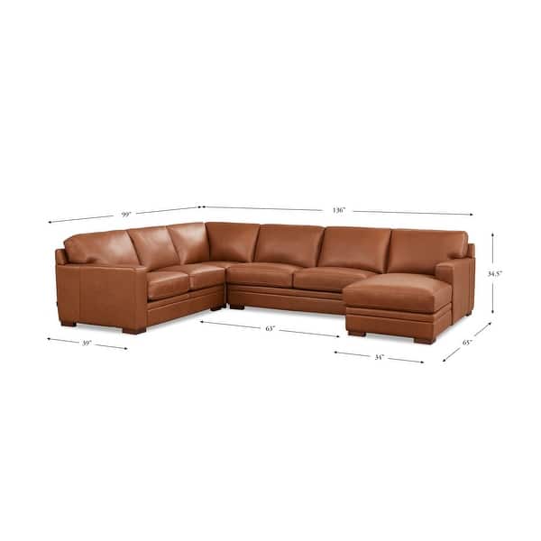 MIDLAND LEATHER SECTIONAL 8932L-05HP -05T 15 38 71HP 81HP-CS At American Factory Direct Australia