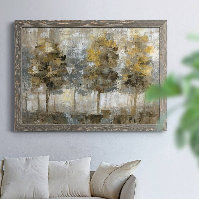 Linen Trees-Premium Framed Canvas - Ready to Hang