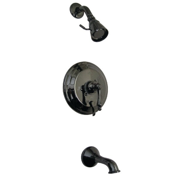 Kingston Brass NB363.0AL Water Onyx Tub and Shower Trim Package with 1.8 GPM Single Function Shower Head