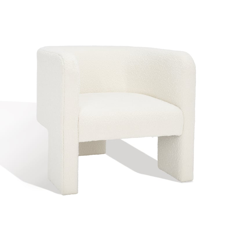 SAFAVIEH Couture Sammie 3-Leg Boucle Accent Chair - 30 in. W x 30 in. D x 29 in. H