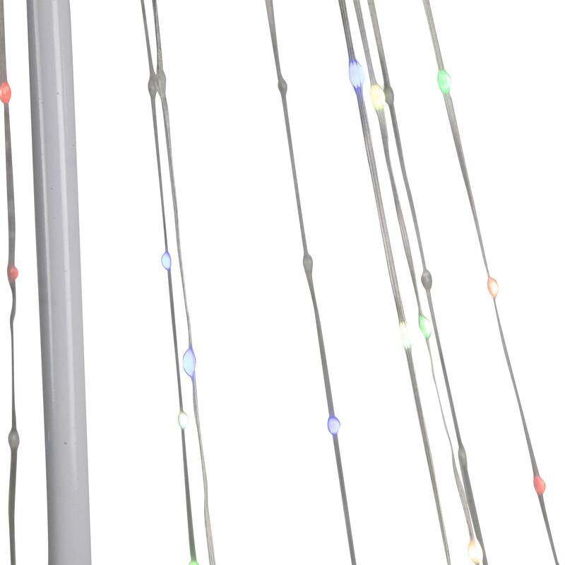 6' LED Color Changing Multiple Function Outdoor Show Cone Tree