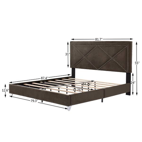 King Bed with Two Nightstands Bed Bath & Beyond 36603311