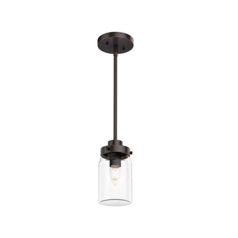 Hunter Devon Park 1-Light Mini Pendant - Kitchen Island, Dining, Bedroom - Rustic, Farmhouse