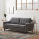 preview thumbnail 7 of 34, Brookside Ellen 75" Upholstered Scooped Arm Sofa Charcoal