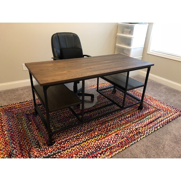 Nelson Modern Rustic Storage Desk By Inspire Q Nelson Modern Rustic Storage Desk By Inspire Q Clic On Free Shipping Today 9250505