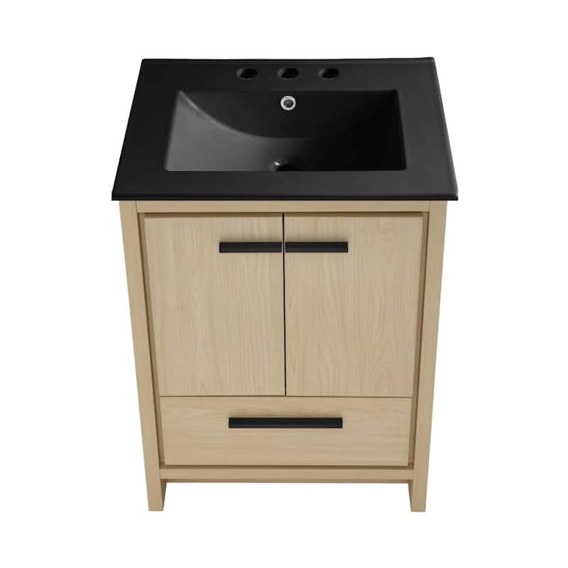Swiss Madison SM-BV730L-3 Virage 24" Free Standing Single Basin Vanity