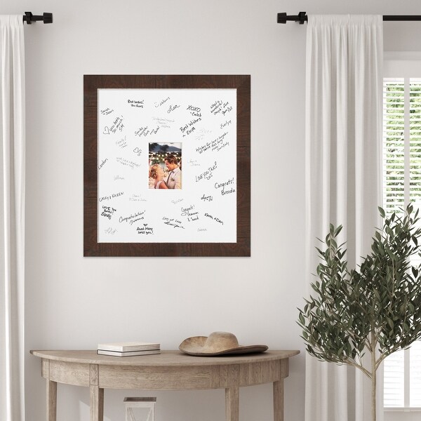 Wildwood Signature Mat Picture Frame - Autograph Photo Frame Guest