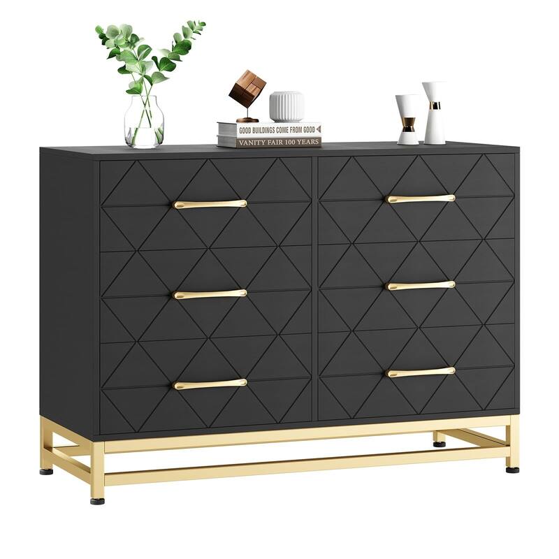 6-Drawer Dresser for Bedroom & Closet