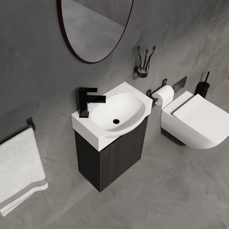 Modern Bathroom Small Vanity with Sink