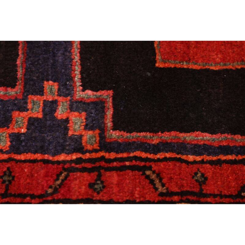 ECARPETGALLERY Hand-knotted Konya Anatolian Black, Red Wool Rug - 4'1 x 7'9