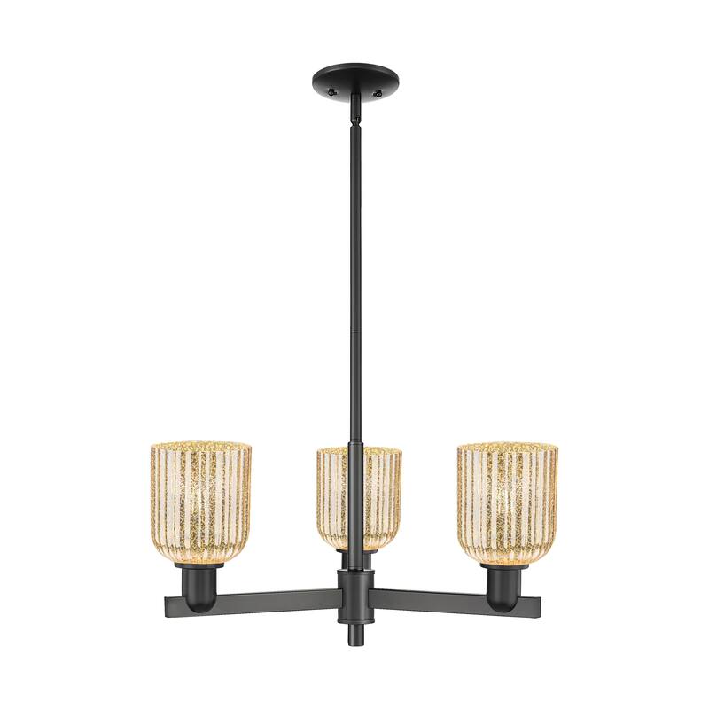 Innovations Lighting Downtown Urban - Bridal Veil - 3 Light 18" Chandelier