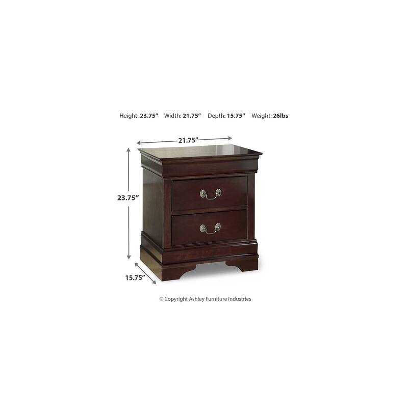 Signature Design by Ashley Alisdair Reddish Brown Nightstand