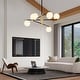 preview thumbnail 15 of 31, Modern 6-Light Dimmable Sputnik Bubble Chandelier for Dining Room