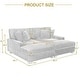 preview thumbnail 18 of 193, Oversized Modular Sectional Sofa Set with Pillows