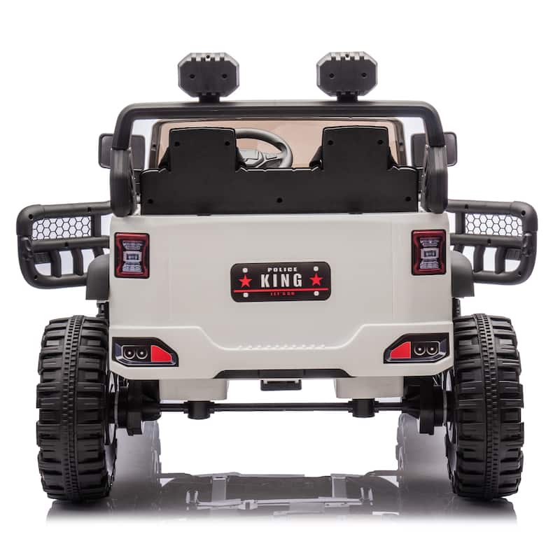 24V Two-Seater Kids Ride On Electric Car W/Parents Control,400w Motor,Provide A Speed Of 1.86-4.35mph For Kids Of 3+