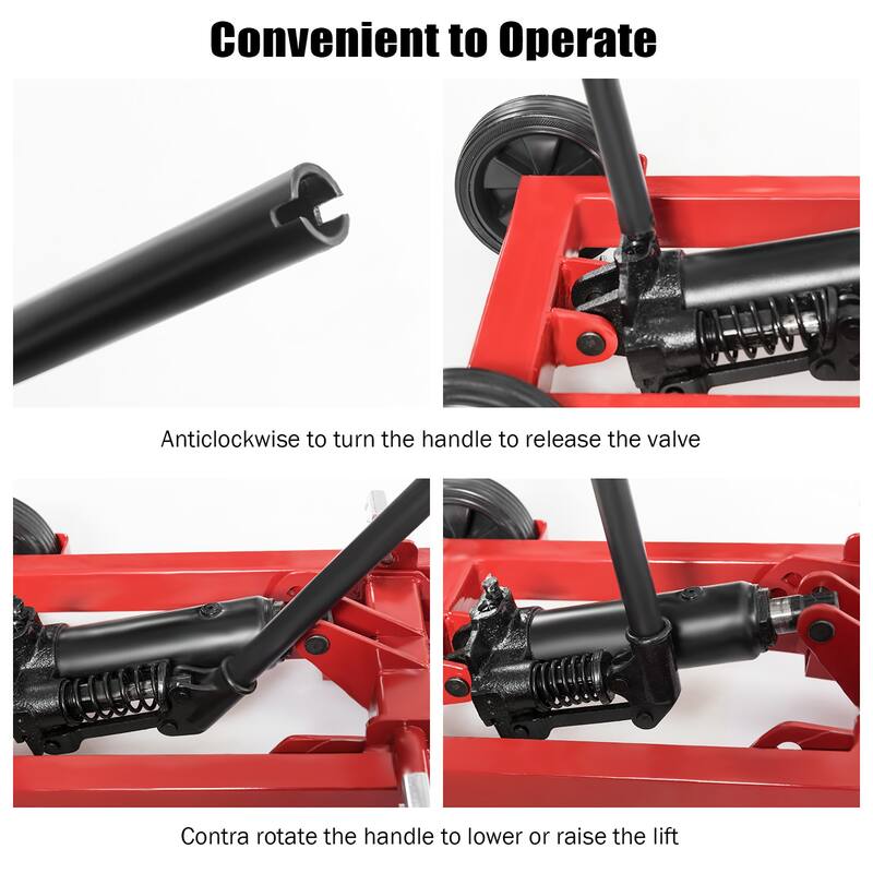 Costway Lawn Mower Lift Jack for Tractors & Zero Turn Riding Lawn - See Details
