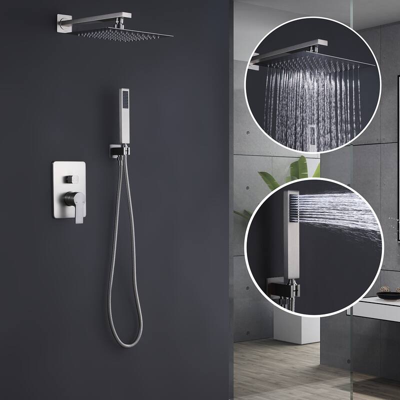 Pressure Balanced Complete Shower System With Rough-In Valve