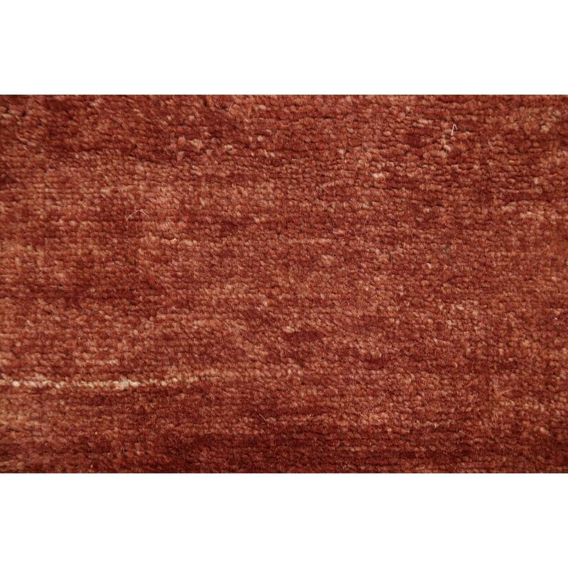 Gabbeh Kashkoli Oriental Runner Rug Hand-knotted Modern Wool Carpet - 2'7" x 12'2"
