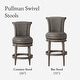 preview thumbnail 43 of 109, Maven Lane 26" Pullman Swivel Counter Height Kitchen Stool