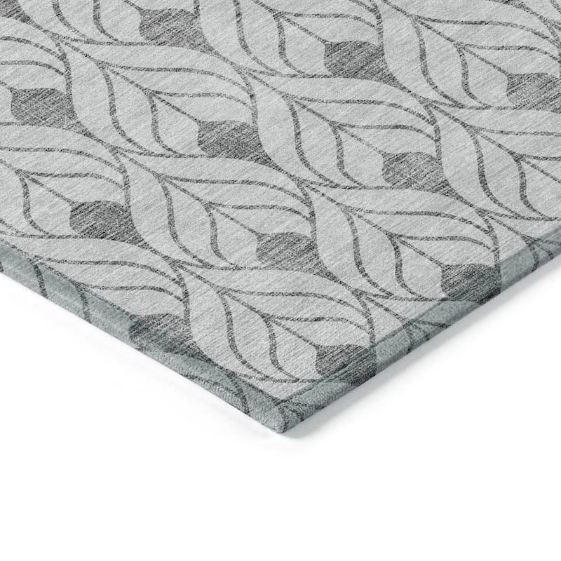 Machine Washable Indoor/ Outdoor Chantille Contempoary Geo Rug