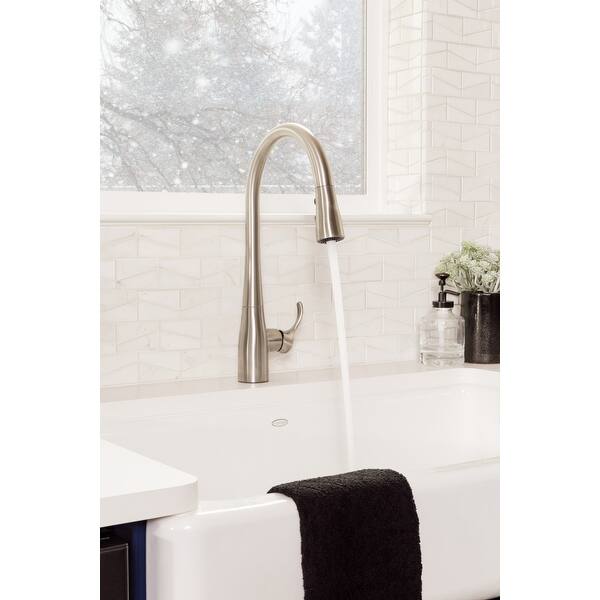 Kohler K 596 Simplice Single Hole Kitchen Sink Faucet With 16 Kohler K 596 Simplice Single Hole