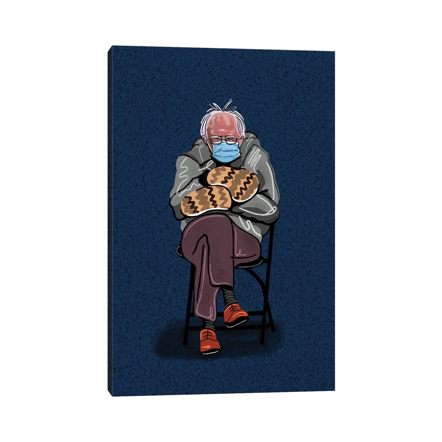 iCanvas "Bernie Sanders" by Domonique Brown Canvas Print