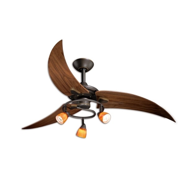 Vaxcel Lighting FN48121 Picard 48" 3 Blade Indoor Ceiling Fan - Light Kit and Fan Blades Included