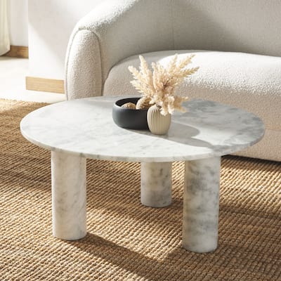 SAFAVIEH Couture Giabella 3-Leg Round Top Coffee Table - 35Wx35Dx16H