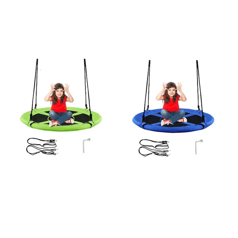 Goplus 40" Flying Saucer Tree Swing Indoor Outdoor Play Set Kids - See Details