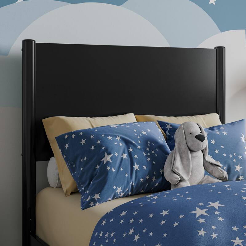 AFI Pasadena Panel Headboard - Black - Twin