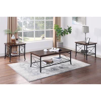 Bridgevine Home Harrison 3-Pack Coffee and Side Tables Set