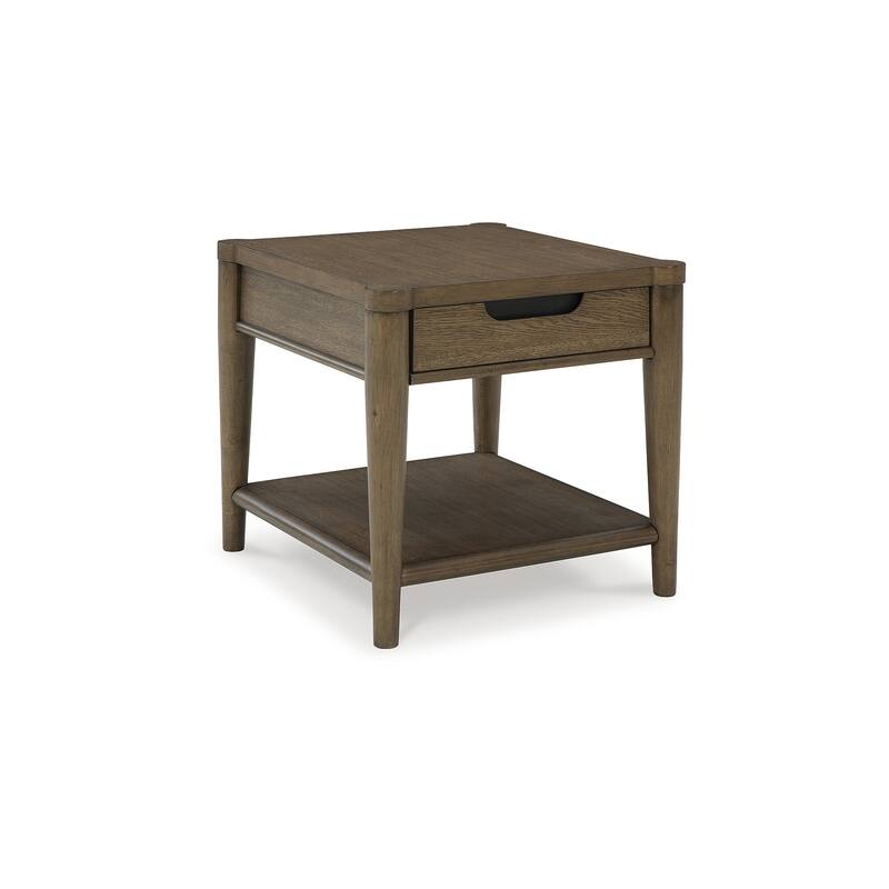 Signature Design by Ashley Roanhowe Brown End Table - 24"W x 26"D x 24"H