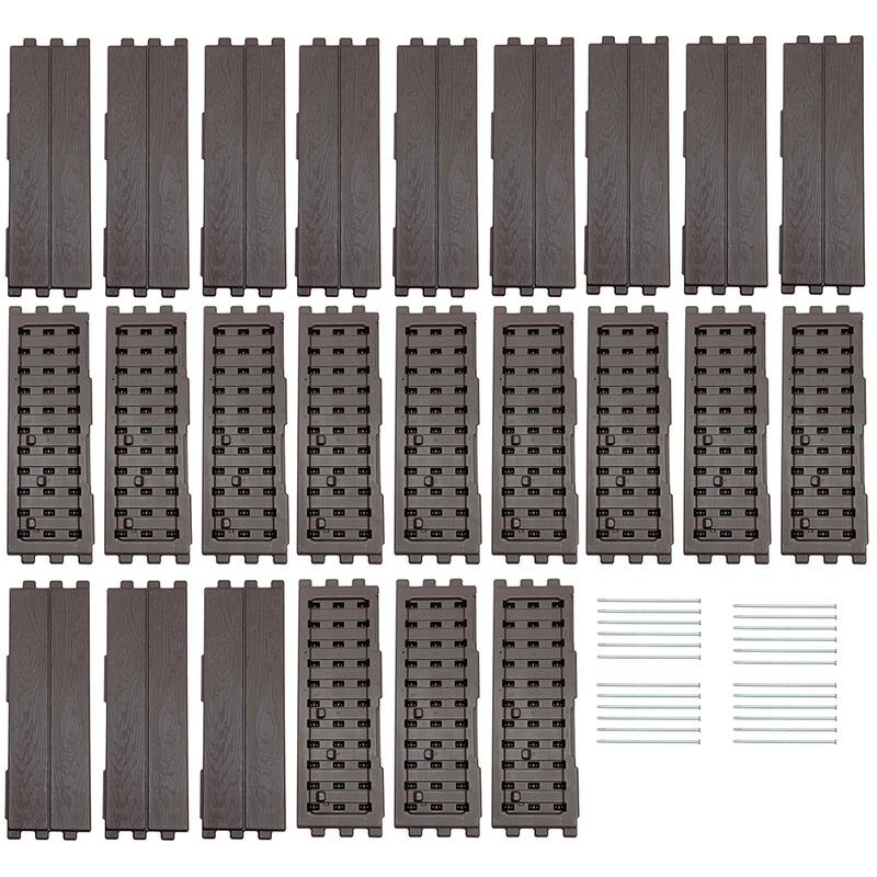 Modern Home Raised Garden Bed Kit - Stackable Hexagon Modular Flower/Planter Kit - 48" Diameter 6 Panel Kit for Gardening