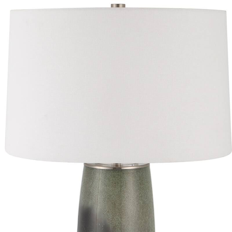Speckled Ombre Glass Base Table Lamp - 28"