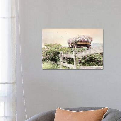 iCanvas "Flower Wagon" by Lori Deiter Canvas Print