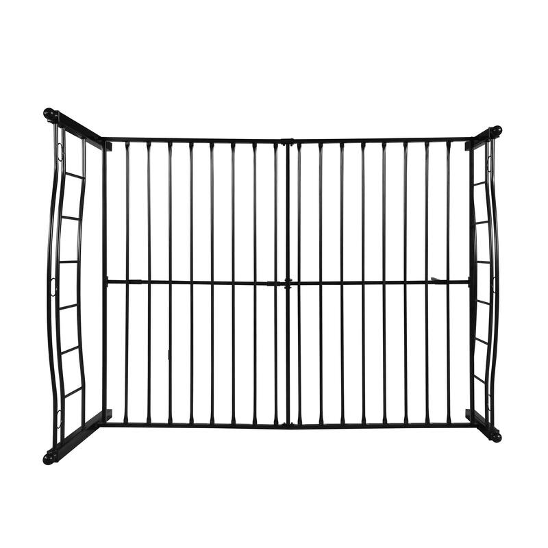 Bouvardia Contemporary Iron Bed Frame by Christopher Knight Home