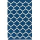 preview thumbnail 3 of 10, Hand-Woven Madison Moroccan Trellis Cotton Rug - 4' x 6'
