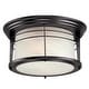 preview thumbnail 2 of 2, Westinghouse Senecaville Two-Light Exterior Flush-Mount Fixture - 12-Inch