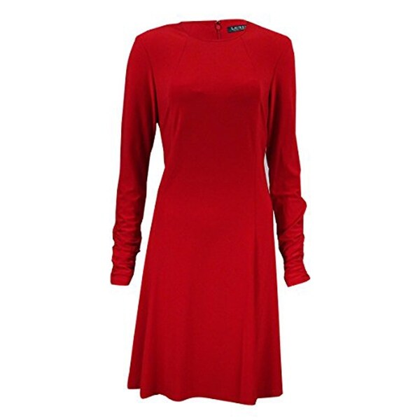 Shop Ralph Lauren Womens Petites Ruched High Neck Wear To Work