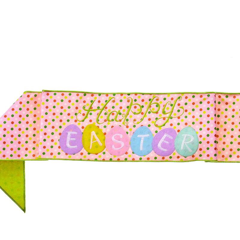 6"X44" "Happy Easter" Egg Banner
